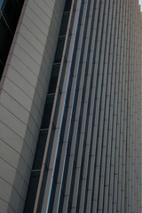 Glass Buildings on a Earthquake land