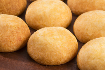 Delicious Almojabana Colombian preparation - Top view