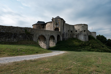 Burg in Mauléon-Licharre, Nouvelle-Aquitaine, Frankreich