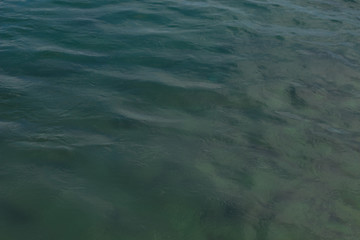 sea blue water surface background texture concept with empty space for copy or text