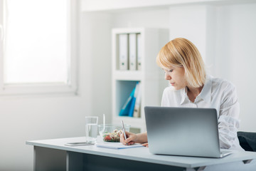 Operator Woman at Call Center