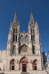 Aussenansicht der Kathedrale von Burgos, Spanien