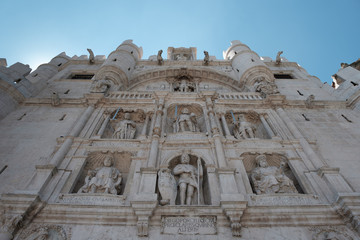 Obraz premium Türme der Kathedrale in Burgos, Spanien
