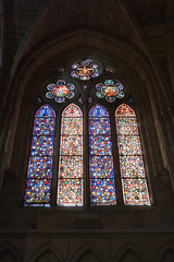 Fenster Kathedrale in León, Castilla y León, Spanien