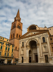 Fototapeta na wymiar Basilica of Sant Andrea in Mantua, Lombardy, Italy