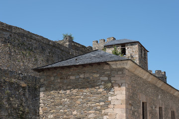 Burg in Ponferrada, Castilla y Leon, Spanien
