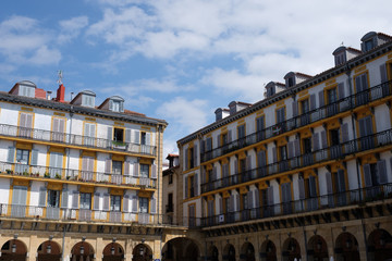 Plaza de la Constitucion in San Sebastian, Donastia, Spanien