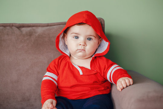 Baby boy red hoodie sale