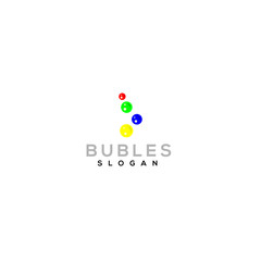 bubble logo vector