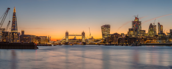 Fototapeta na wymiar great view of the skyline of London