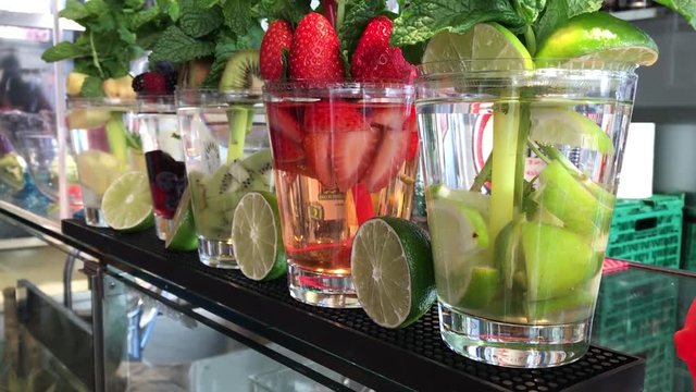 Fruits Caipirinha Drinks