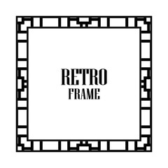 Art deco frame