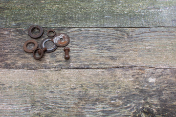 Pallet Wood with Rusty Hardware