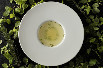 典型的なスープ　Typical delicious soup