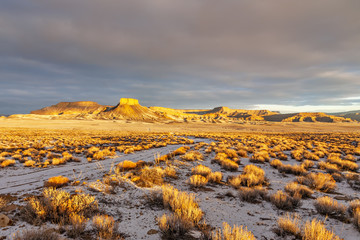 Golden Light On The Buttes