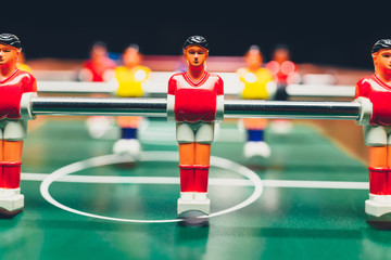 Fototapeta premium table football soccer game players (kicker)