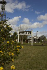 abandoned train station