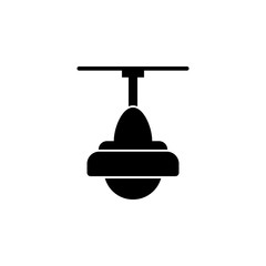 chandelier icon. Element of web icon for mobile concept and web apps. Glyph chandelier icon can be used for web and mobile