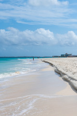 Aruba view of Eagle beach looking north