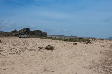 Aruba - old goldmine on windward coast - Bushiribana