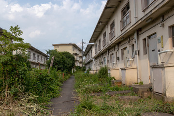 A fixed apartment complex for demolition / Matsubara apartment complex in Soka city, Saitama, Japan