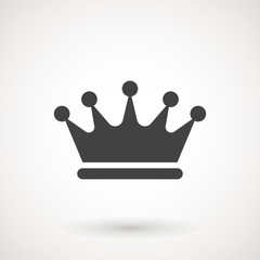 Crown Icon in trendy flat style isolated on white background. Crown symbol for your web site design, logo, app, UI. Vector illustration, EPS10.