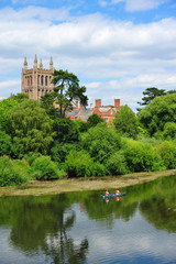 River Wye in Hereford