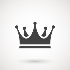Crown Icon in trendy flat style isolated on white background. Crown symbol for your web site design, logo, app, UI. Vector illustration, EPS10.