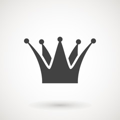 Crown Icon in trendy flat style isolated on white background. Crown symbol for your web site design, logo, app, UI. Vector illustration, EPS10.
