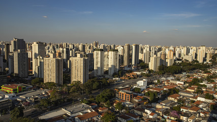 Fototapeta na wymiar Itaim Bibi neighborhood, city of Sao Paulo, Brazil South America