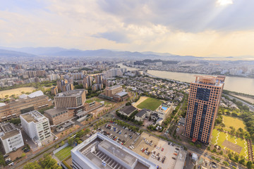 Fototapeta na wymiar 福岡タワーからの眺望