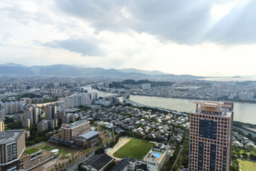 福岡タワーからの眺望