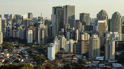 Sao Paulo Brazil, large city, large buildings, South America