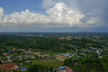 mountain panorama view