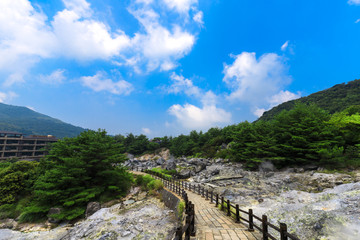 雲仙地獄の風景