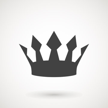 Crown Icon in trendy flat style isolated on white background. Crown symbol for your web site design, logo, app, UI. Vector illustration, EPS10.