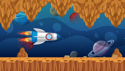 A space game template © blueringmedia