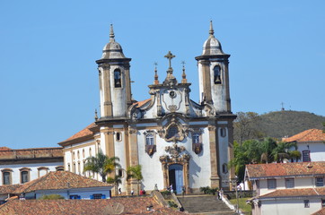 Fototapeta na wymiar Igrejas de Ouro Peto - MG