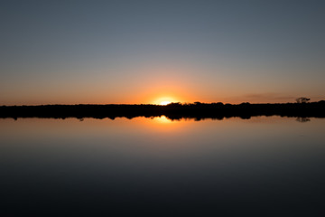 St Lucia at sunset in South Africa