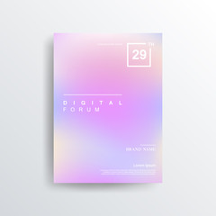 Naklejka na ściany i meble Colorful color brochure design, abstract cover design, iridescent background