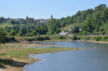 Fototapeta na wymiar Salles-Curan, french Village, Aveyron, France