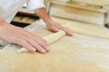 Rolling bread dough
