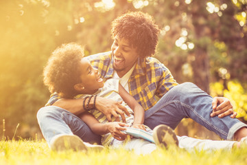 Fototapeta premium Lovely day in park.