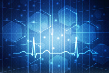 2D illustration medical structure background