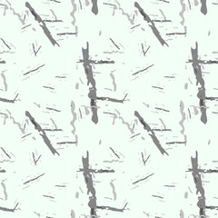 Military camouflage seamless pattern in light mint green and different shades of grey color