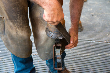 blacksmith at work