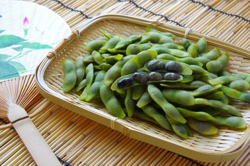 黒い枝豆　Black edamame