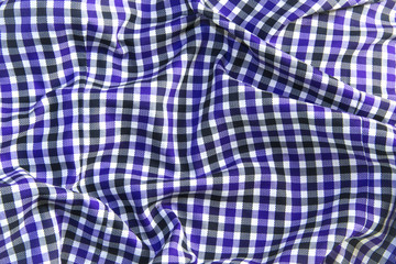Violet Checkered Fabric