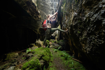 explore ancient fortress cave