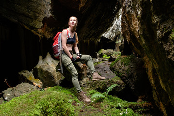 explore ancient fortress cave